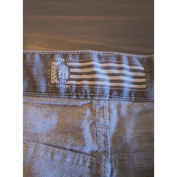 Born Fly Jeans Men's Size 40 Gray Denim Button Fly Straight Leg Paint Splatter - Picture 8 of 16